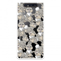 Funda para Samsung Galaxy A80 Oficial de Disney Tambor Patrones - Bambi