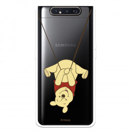 Funda para Samsung Galaxy A80 Oficial de Disney Winnie  Columpio - Winnie The Pooh