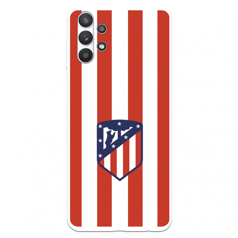 Atlético de Madrid Red and White Crest Samsung Galaxy A32 5G Hülle – Offizielle Lizenz von Atlético de Madrid