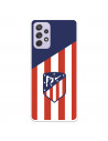 Atlético de Madrid Samsung Galaxy A72 5G Hülle Crest Atletico Backdrop – Atlético de Madrid Offizielle Lizenz