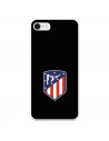 Atlético de Madrid Wappen Schwarzer Hintergrund iPhone 8 Hülle – Atlético de Madrid Offizielle Lizenz