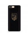 Atlético de Madrid iPhone 8 Plus Hülle Gold Crest Schwarzer Hintergrund – Offizielle Lizenz von Atlético de Madrid