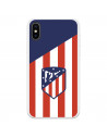 Atlético de Madrid iPhone XS Hülle Wappen Atlético Hintergrund – Atlético de Madrid Offizielle Lizenz