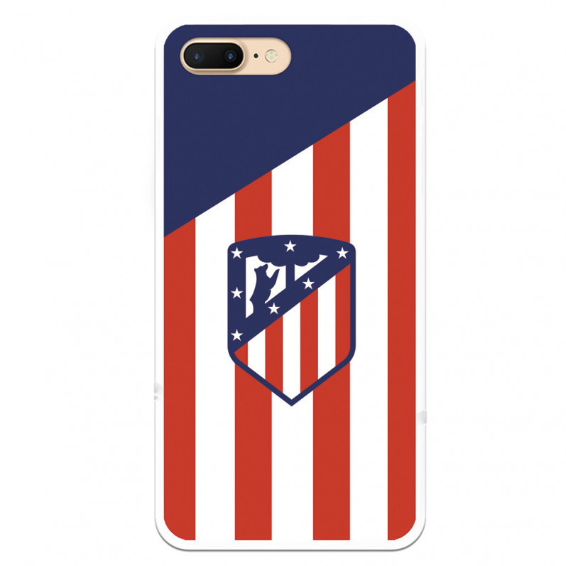 Atlético de Madrid Wappen iPhone 7 Plus Hülle Atlético de Madrid Hintergrund – Offiziell lizenziertes Atlético de Madrid