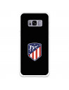 Atlético de Madrid Wappen Schwarzer Hintergrund Samsung Galaxy S8 Hülle – Offizielle Lizenz von Atlético de Madrid