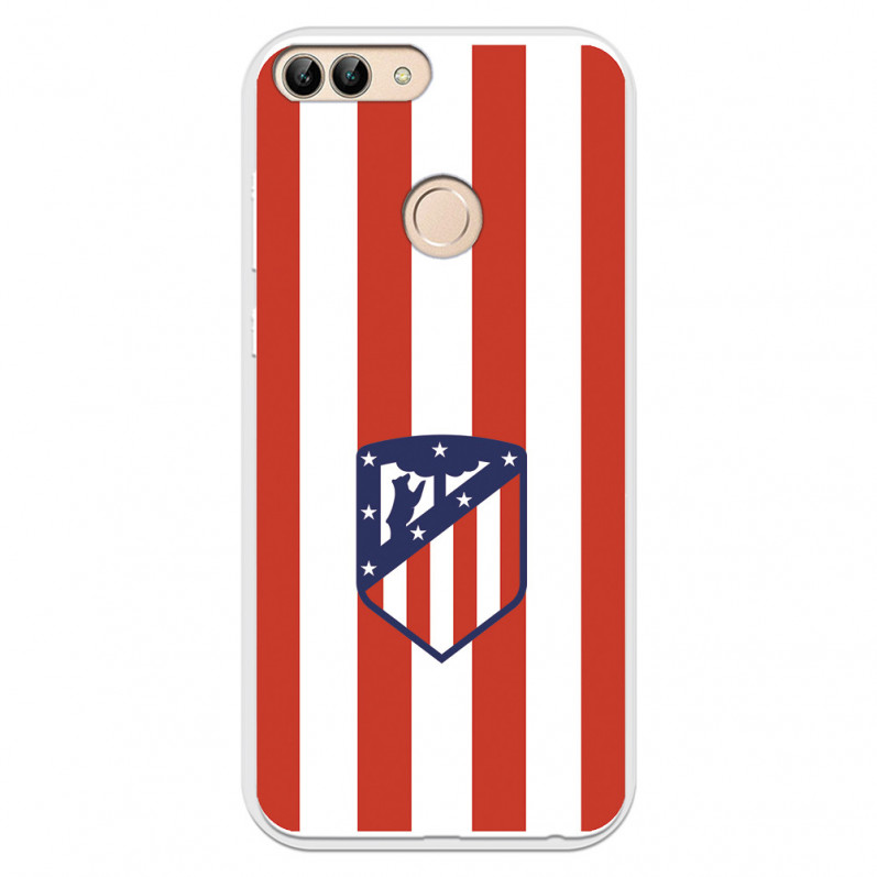 Atlético de Madrid Red and White Crest Huawei P Smart Case – Offizielle Lizenz von Atlético de Madrid