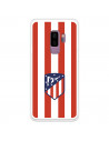 Atlético de Madrid Red and White Crest Samsung Galaxy S9 Plus Hülle – Offizielle Lizenz von Atlético de Madrid