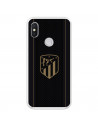 Atlético de Madrid Hülle für Xiaomi Redmi S2 Gold Crest Schwarzer Hintergrund – Atlético de Madrid Offizielle Lizenz