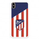 Atlético de Madrid iPhone XS Max Hülle Atlético de Madrid Wappen Hintergrund – Atlético de Madrid Offizielle Lizenz