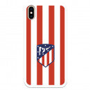 Atlético de Madrid iPhone XS Max Hülle mit rotem und weißem Wappen – Offizielle Lizenz von Atlético de Madrid