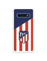 Atlético de Madrid Samsung Galaxy S10 Plus Hülle Atlético de Madrid Wappenhintergrund – Offizielle Lizenz von Atlético de Madrid