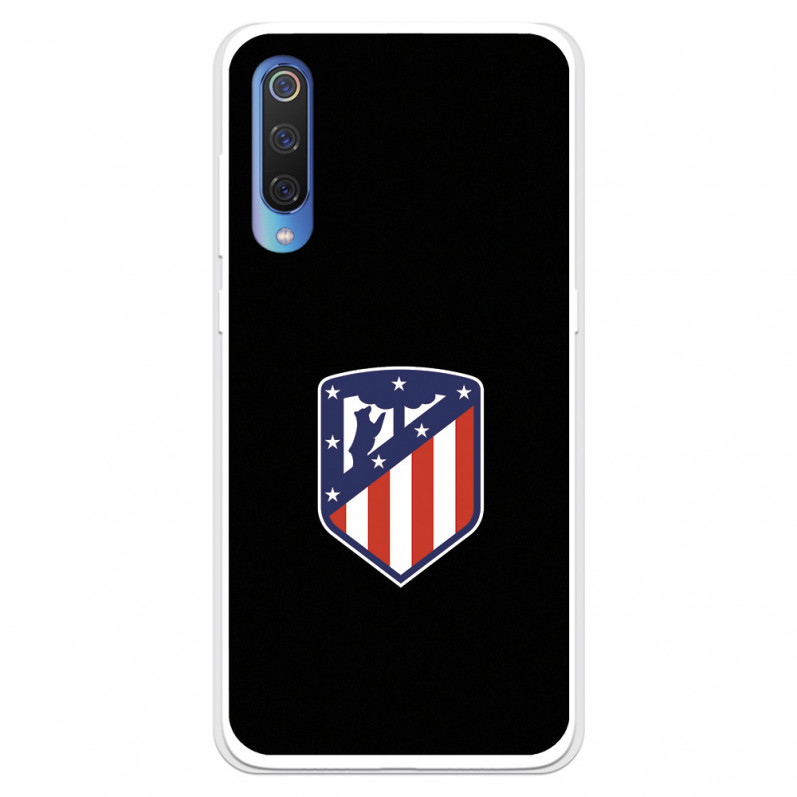 Atlético de Madrid Crest Case für Xiaomi Mi 9 Schwarzer Hintergrund - Atlético de Madrid Offizielle Lizenz