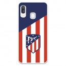 Atlético de Madrid Samsung Galaxy A40 Hülle Atlético de Madrid Wappen Hintergrund – Offizielle Lizenz von Atlético de Madrid