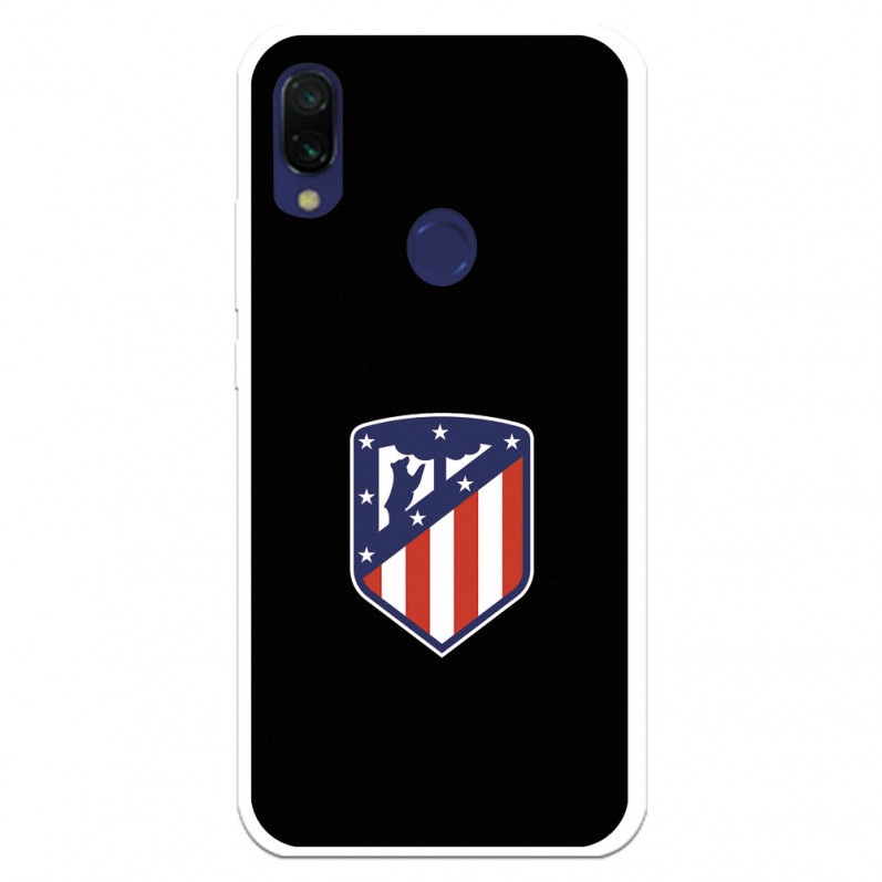 Atlético de Madrid Crest Case für Xiaomi Redmi 7A Schwarzer Hintergrund - Atlético de Madrid Offizielle Lizenz