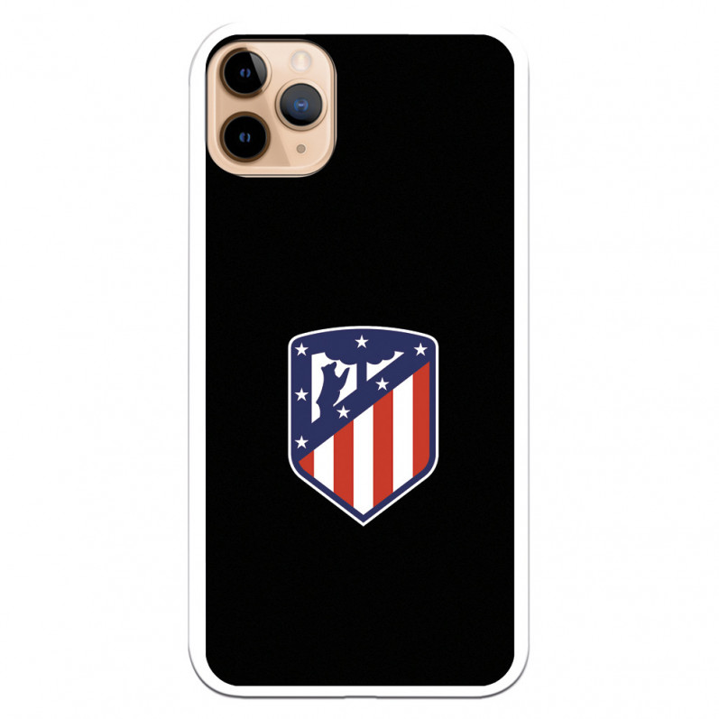 Atlético de Madrid Wappen Schwarzer Hintergrund iPhone 11 Pro Max Hülle – Offizielle Lizenz von Atlético de Madrid