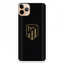 Atlético de Madrid iPhone 11 Pro Max Hülle Gold Crest Schwarzer Hintergrund – Offizielle Lizenz von Atlético de Madrid