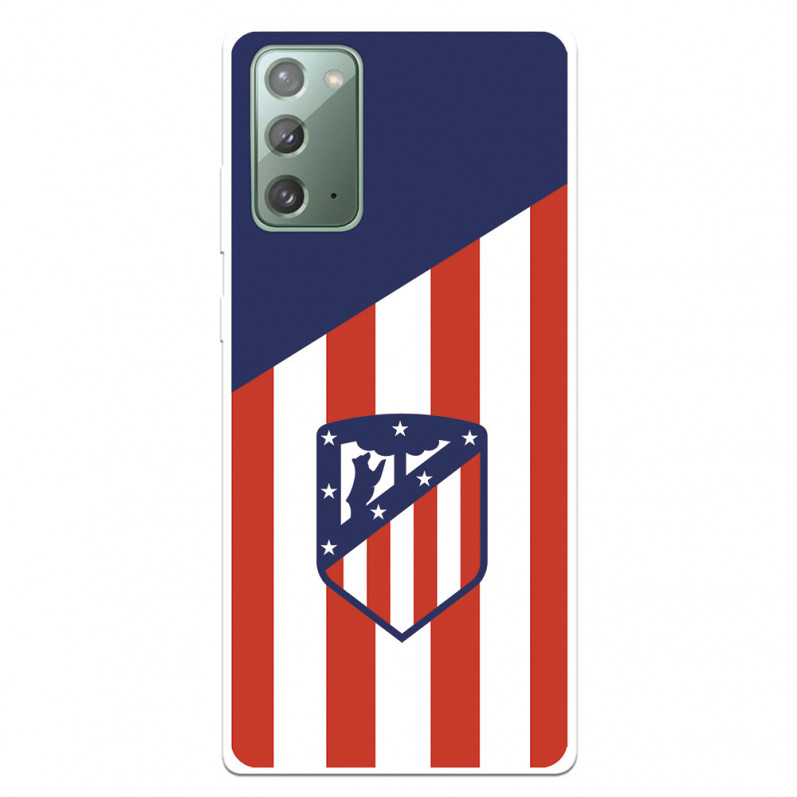 Atlético de Madrid Samsung Galaxy Note20 Atlético de Madrid Wappenhintergrund – Offizielle Lizenz von Atlético de Madrid