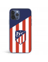 Atlético de Madrid iPhone 12 Hülle Wappen Atlético Hintergrund – Atlético de Madrid Offizielle Lizenz