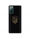 Atlético de Madrid Samsung Galaxy S20 FE Wappen und schwarzem Hintergrund – Offizielle Lizenz von Atlético de Madrid