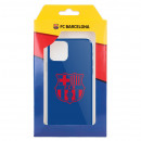 FC Barcelona Red Crest Blue Background Samsung Galaxy S21 Ultra Hülle – Offizielle FC Barcelona Lizenz