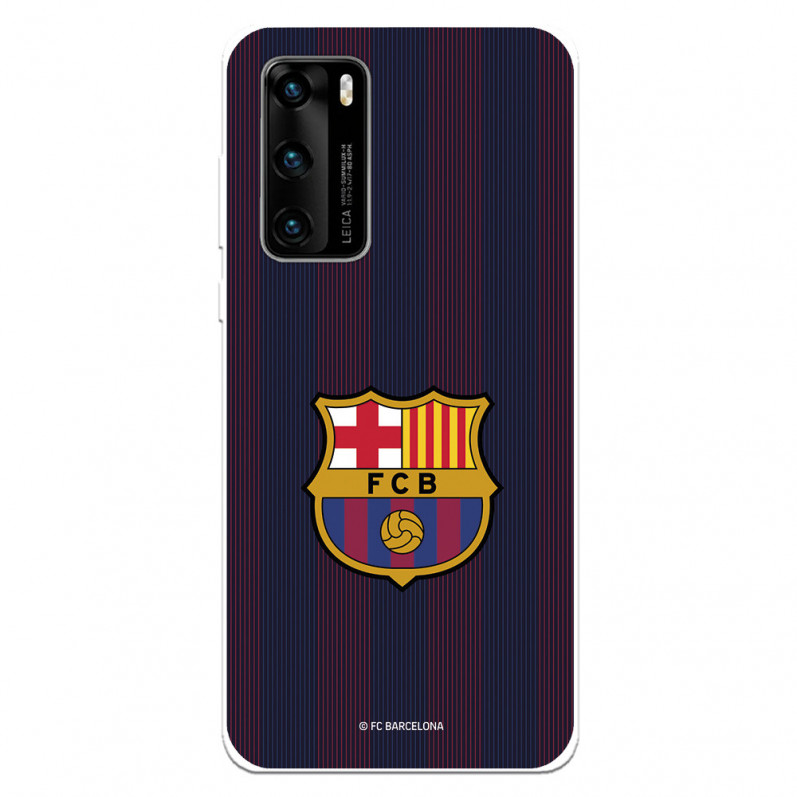 FC Barcelona Huawei P40 Hülle Blaugrana Lines - FC Barcelona Offizielle Lizenz