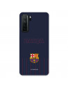 FC Barcelona Hülle für Huawei P40 Lite 5G Barsa Blauer Hintergrund – FC Barcelona Offizielle Lizenz