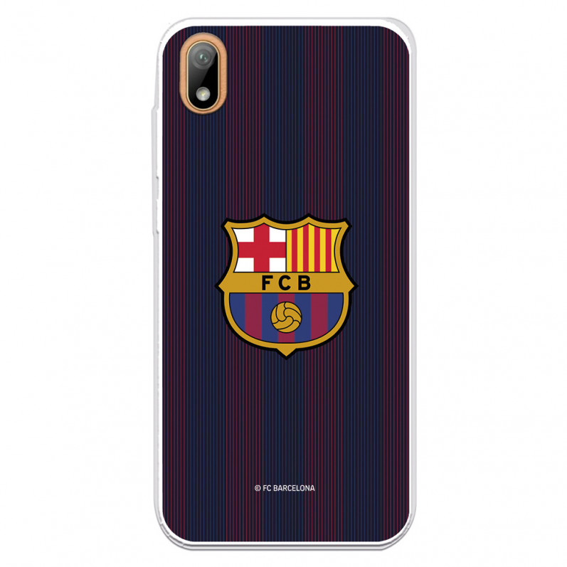 FC Barcelona Huawei Y5 2019 Hülle Blaugrana Lines - FC Barcelona Offizielle Lizenz