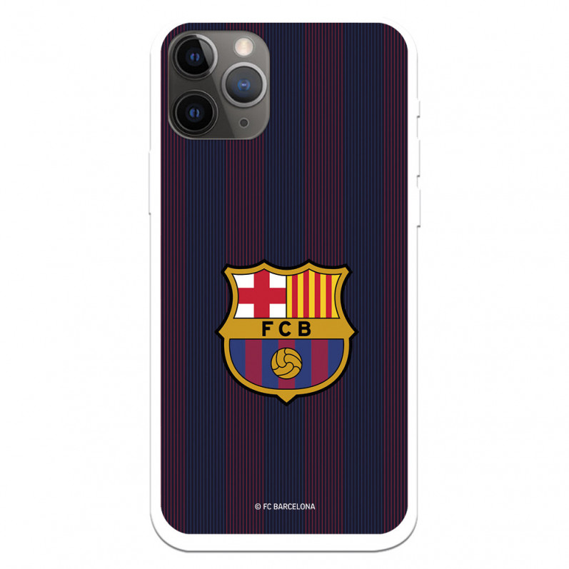 FC Barcelona iPhone 11 Pro Hülle Blaugrana Lines - FC Barcelona Offizielle Lizenz