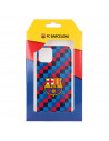 FC Barcelona Wappen Quadrate Hintergrund iPhone 11 Pro Max Hülle – Offizielle FC Barcelona Lizenz