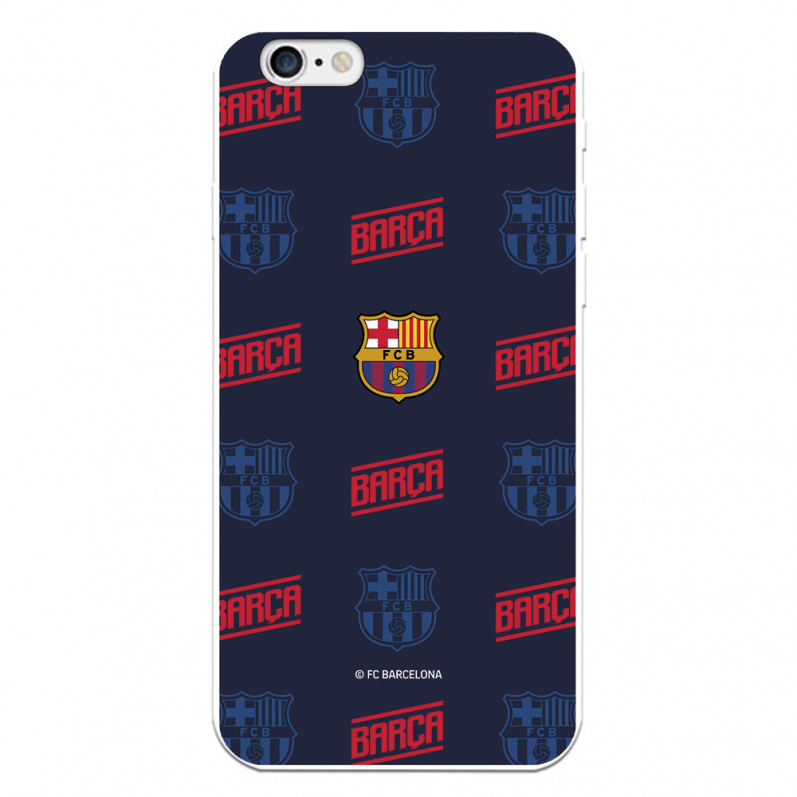 FC Barcelona iPhone 6 Hülle Rotes und blaues Wappen – FC Barcelona Offizielle Lizenz