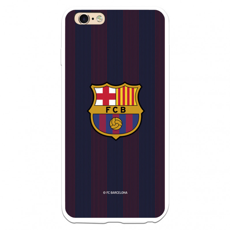 FC Barcelona iPhone 6 Plus Hülle Blaugrana Lines - FC Barcelona Offizielle Lizenz