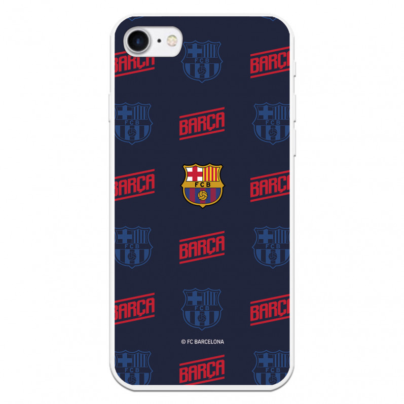 FC Barcelona iPhone 7 Hülle Rotes und blaues Wappen – FC Barcelona Offizielle Lizenz