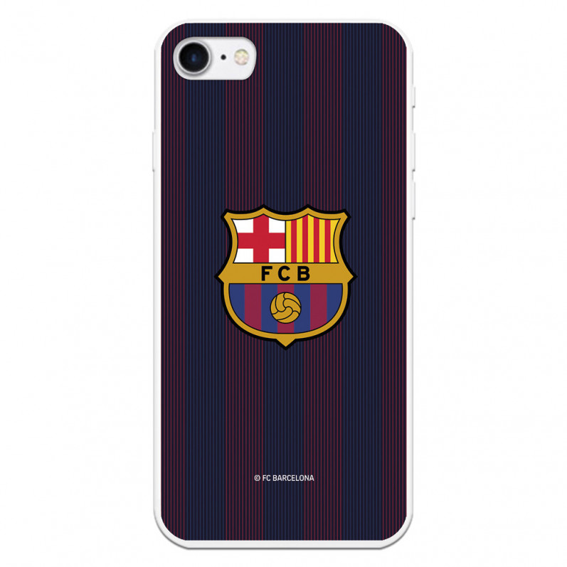 FC Barcelona iPhone 7 Hülle Blaugrana Lines - FC Barcelona Offizielle Lizenz