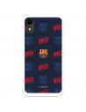 FC Barcelona iPhone XR Hülle Rotes und blaues Wappen – FC Barcelona Offizielle Lizenz