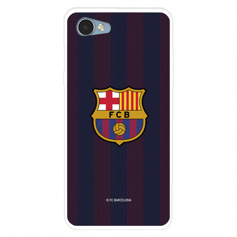 FC Barcelona LG Q6 Case Blaugrana Lines - FC Barcelona Offizielle Lizenz