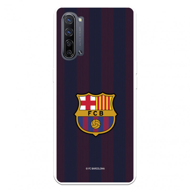 FC Barcelona Oppo Find X2 Neo Case Blaugrana Lines - FC Barcelona Offizielle Lizenz