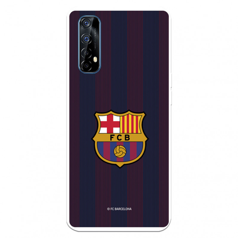 FC Barcelona Realme 7 Case Blaugrana Lines - Offizielle FC Barcelona Lizenz