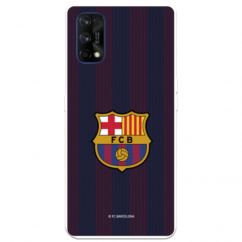 FC Barcelona Realme 7 Pro Case Blaugrana Lines - Offizielle FC Barcelona Lizenz