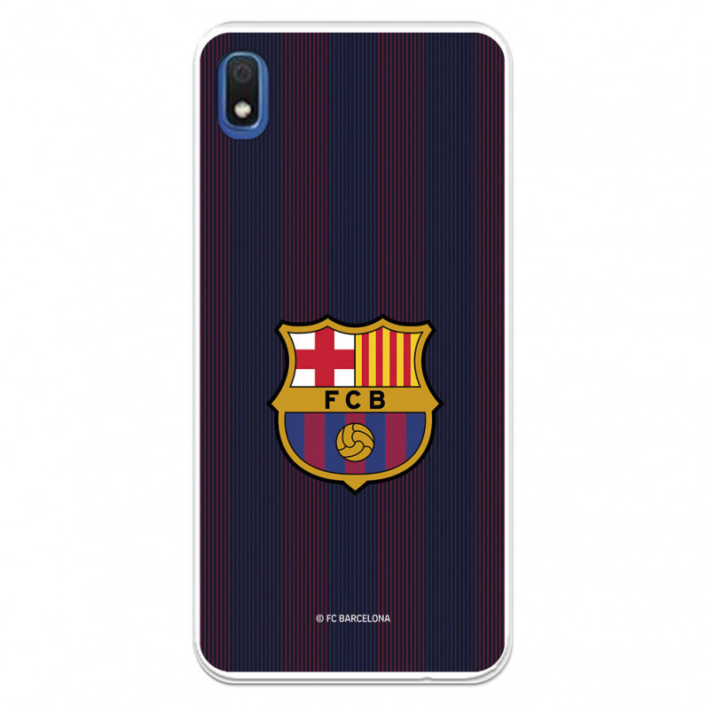 FC Barcelona Samsung Galaxy A10 Hülle Blaugrana Lines – FC Barcelona Offizielle Lizenz