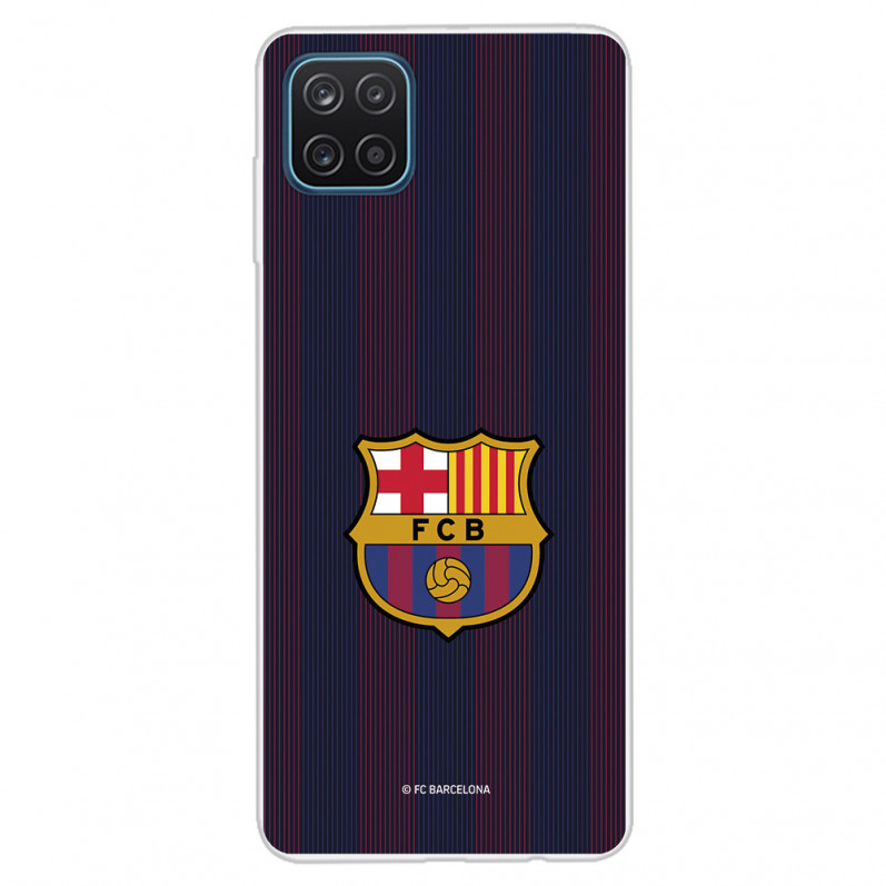 FC Barcelona Samsung Galaxy A12 Hülle Blaugrana Lines – FC Barcelona Offizielle Lizenz