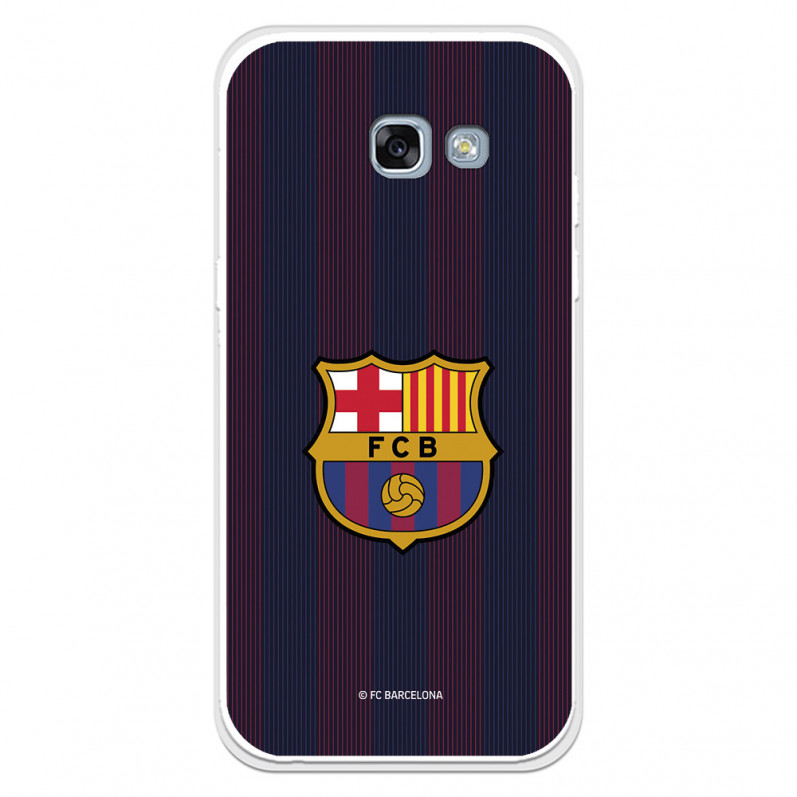 FC Barcelona Samsung Galaxy A5 2017 Hülle Blaugrana Lines – FC Barcelona Offizielle Lizenz