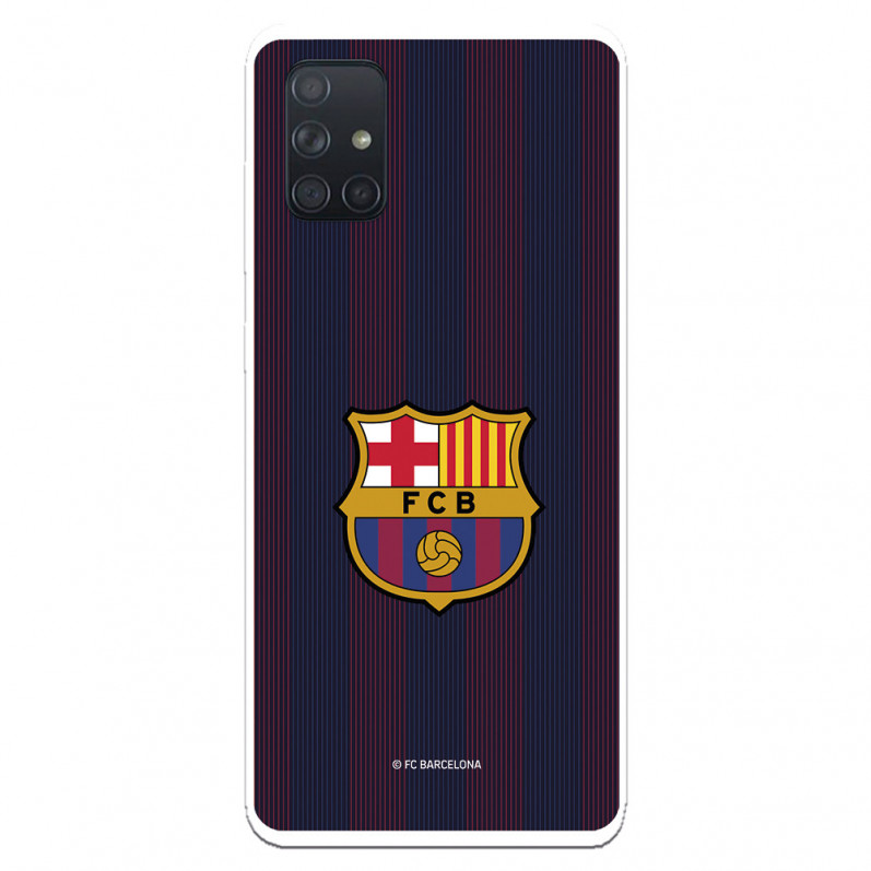 FC Barcelona Samsung Galaxy A71 Hülle Blaugrana Lines – FC Barcelona Offizielle Lizenz