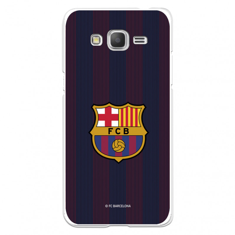 FC Barcelona Samsung Galaxy Grand Prime Hülle Blaugrana Lines – FC Barcelona Offizielle Lizenz