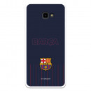 FC Barcelona Barsa Blauer Hintergrund Samsung Galaxy J4 Plus Hülle – Offizielle FC Barcelona Lizenz