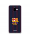 FC Barcelona Samsung Galaxy J6 Plus Hülle Blaugrana Lines - FC Barcelona Offizielle Lizenz