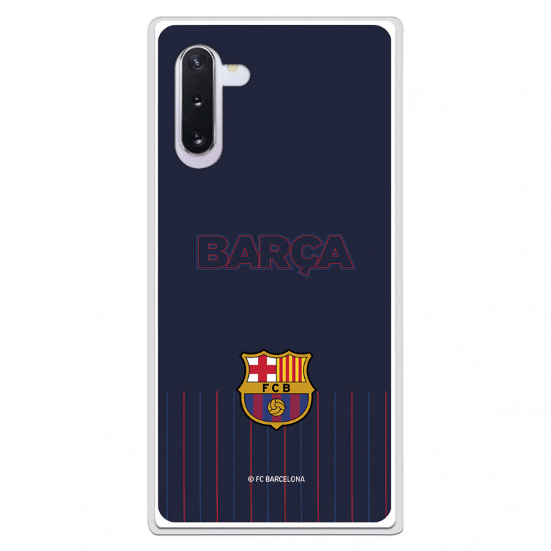 FC Barcelona Barsa Samsung Galaxy Note10 blauem Hintergrund – Offizielle FC Barcelona Lizenz