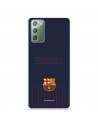 FC Barcelona Barsa Samsung Galaxy Note20 blauem Hintergrund – Offizielle FC Barcelona Lizenz