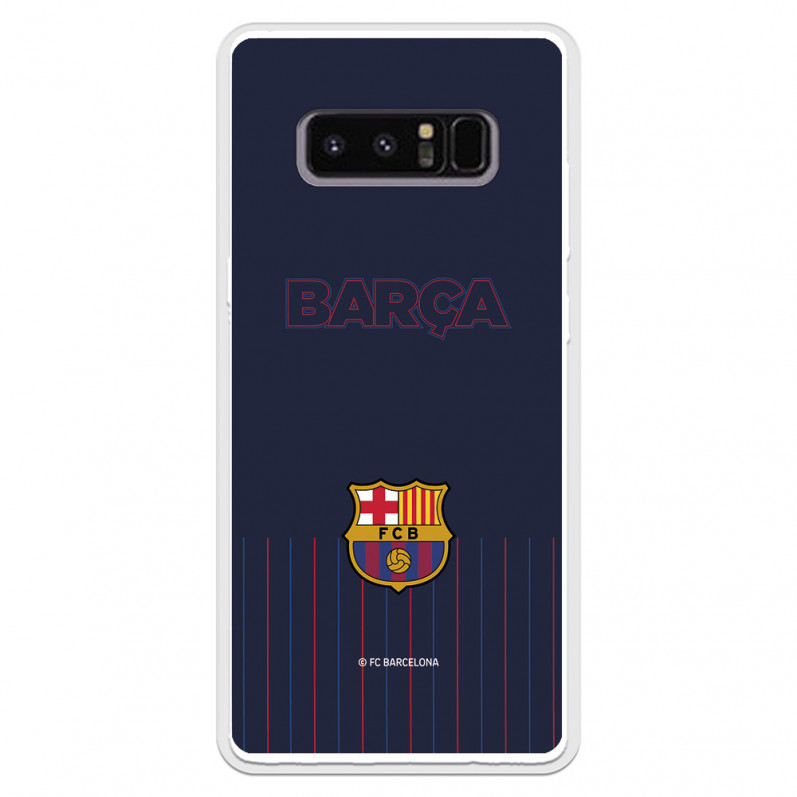 FC Barcelona Barsa Samsung Galaxy Note8 blauem Hintergrund – Offizielle Lizenz des FC Barcelona