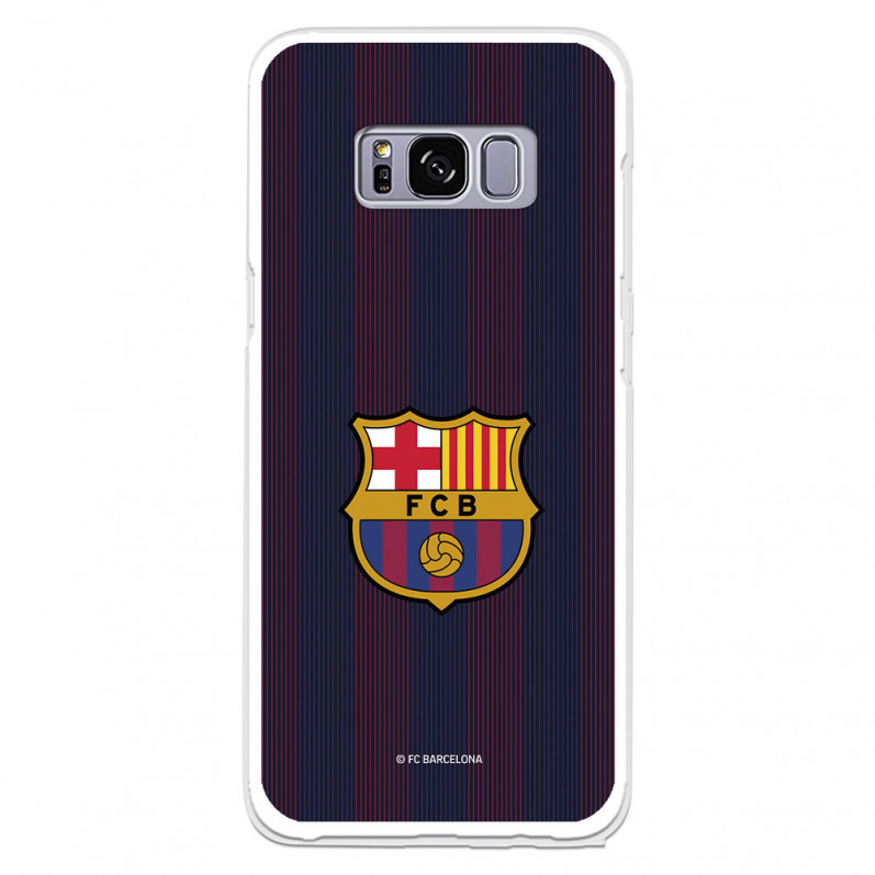 FC Barcelona Samsung Galaxy S8 Hülle Blaugrana Lines – FC Barcelona Offizielle Lizenz