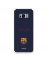 FC Barcelona Barsa Blauer Hintergrund Samsung Galaxy S8 Plus Hülle – Offizielle FC Barcelona Lizenz